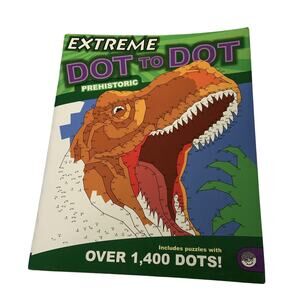 Prehistoric Extreme Dot to Dot NEW Extreme Animals Puzzles With Over 1400 Dots